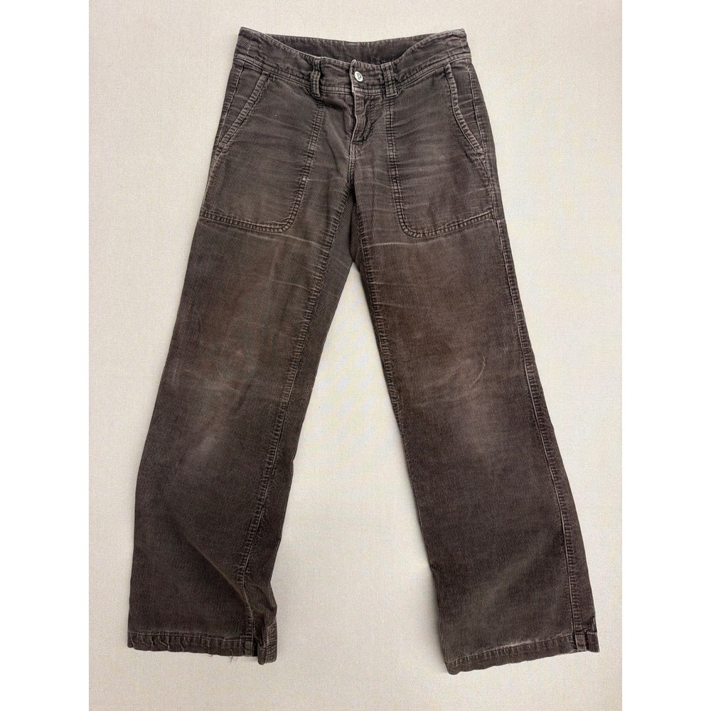 Patagonia Womens Brown Organic Cotton Corduroy Straight Leg Pants Size 2 1312